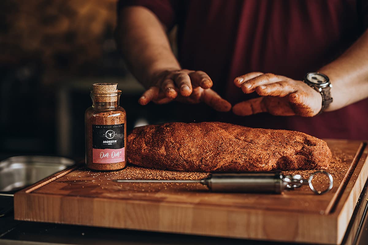 MOESTA-BBQ 10396 Spritze No.1 - Edelstahl Bratenspritze inkl. 5 Nadeln für alle Anwendungen - Edelstahl Marinadenspritze 2