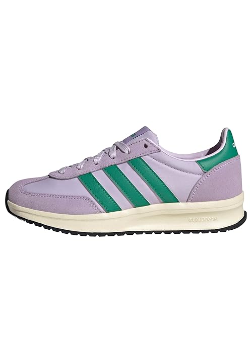 adidas Women's Run 70s 2.0 Sneaker, Ice Lavender/Court Green/Powder Plum, 7.5