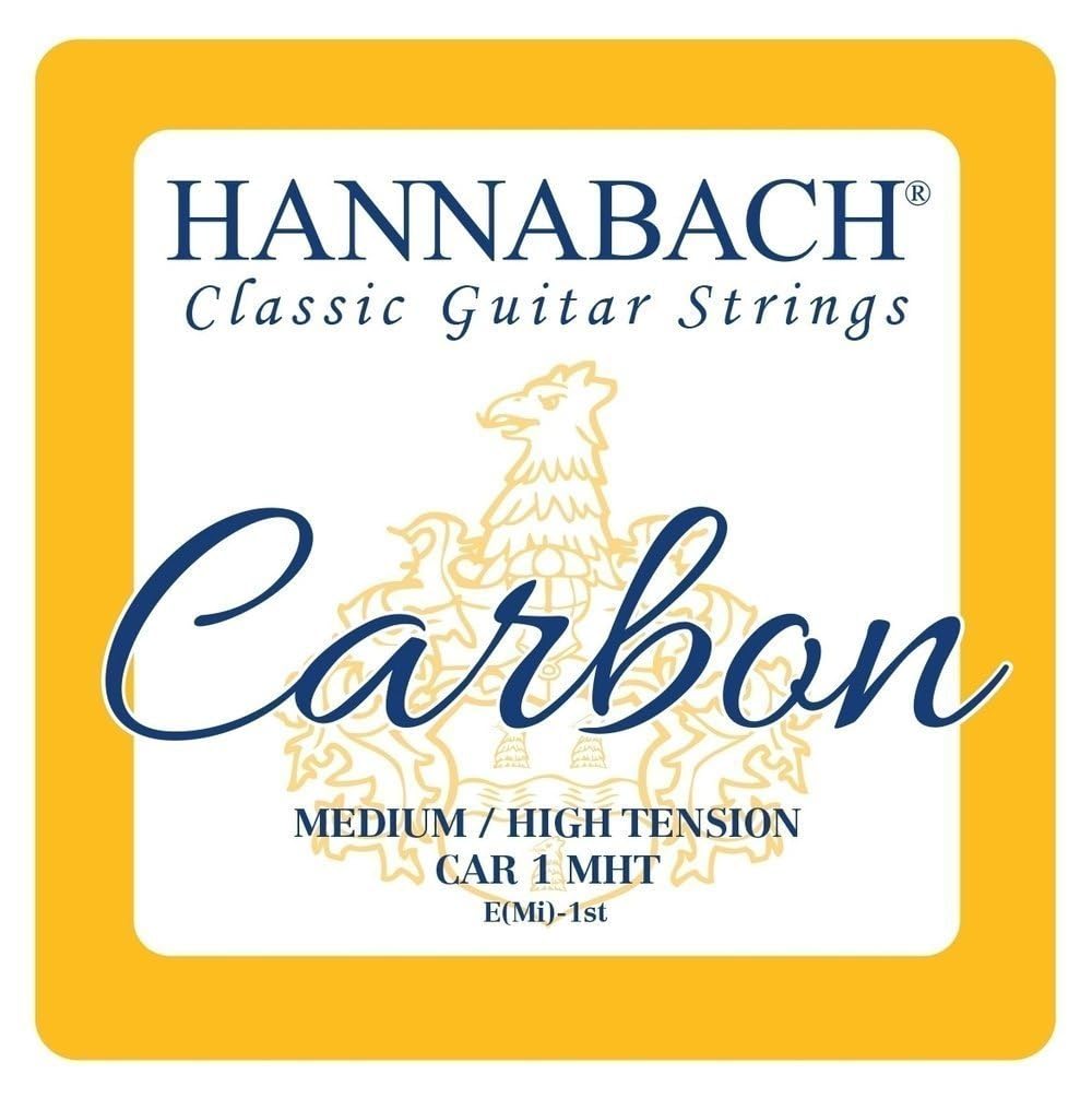 Hannabach Klassikgitarrensaiten CARBON Medium/High Tension Diskant - 3er Diskant
