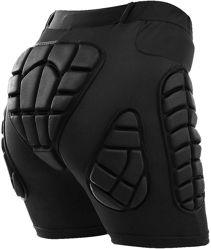TOMSHOO Hip Protection Pads Shorts Upgrade Hip Pads 3D EVA Hip Protection Pad: Clothing