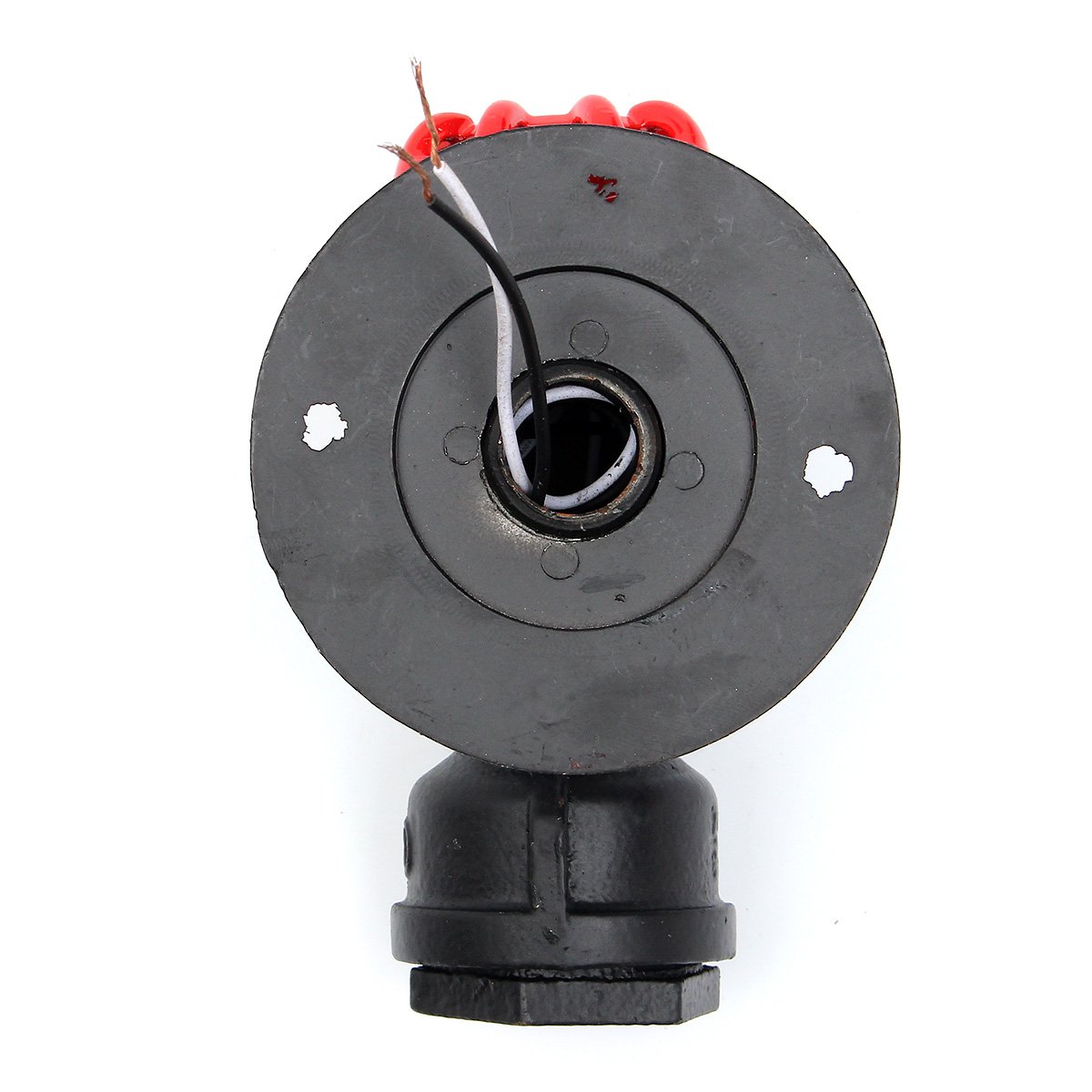 Jeteven Wandlampe E27 Lampefassung Metall Vintage Wandleuchte Retro Industriell loft Stil für Büro Korridor Restaurant Keller Untergeschoss usw, Max. 60W (Schwarz B)