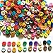 100 Pcs Tiny Button, Micro Button 2hole Size 6 Mm Assorted Color