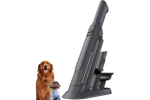 KANPETS Handheld Vacuum Cordless, Lightweight 1.4lb with Powerful Suction, Charging Dock, Single Touch Empty and Detachable Dust Cup, Portable Mini Car Vac for Home Pet Car