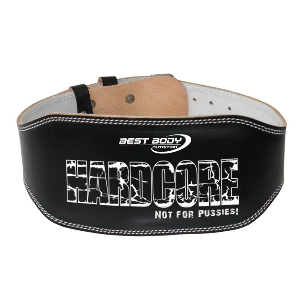 Best Body Nutrition Hard Core Weight Lifting Belt - Black, X-Large