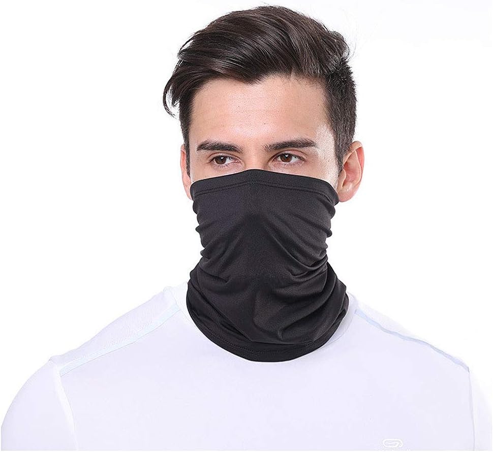 6 Pieces Face Mask UV Protection Neck Gaiter Head Wrap Seamless Scarf Mask