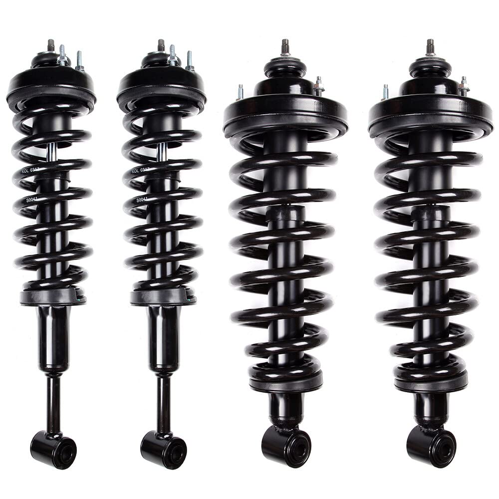 Photo 1 of SCITOO Front and Rear Shock Absorber Assembly Fit for 2006-2010 for Ford Explorer, 2006-2010 for Mercury Mountaineer, Complete Shock and Strut Assembly Kit Fit for 171124 171125 4PCS