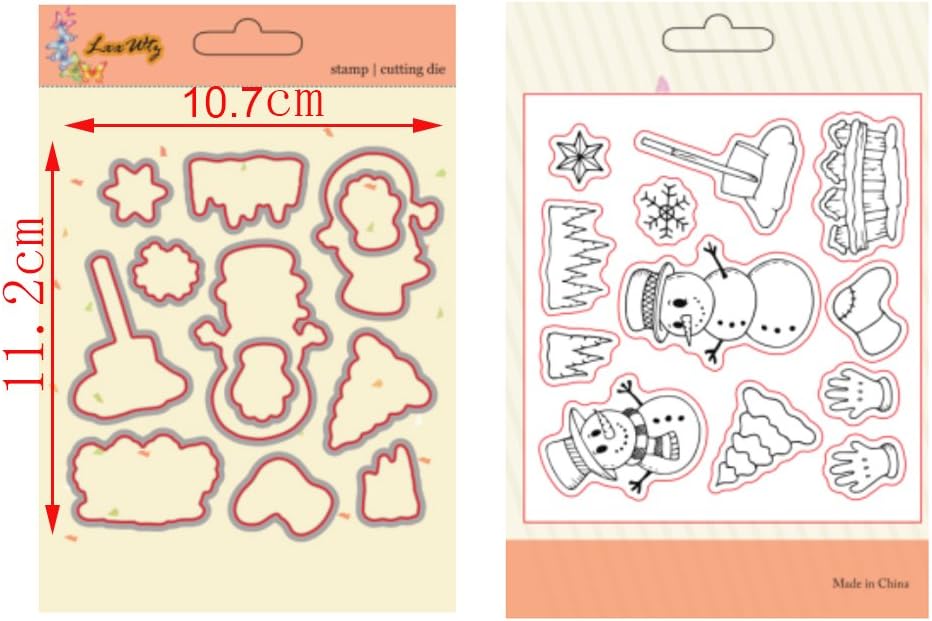 Fancy Font DIY Clear Stamp Set, Transparent - Card Making and Art Craft - Best Halloween Thanksgiving Christmas Gifts