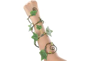 Renaissance Fairy Ivy Arm Wrap - 1 PC Woodland Bracelet Elf Poison Ivy Costume Fantasy Forest Mother Nature Costume Halloween