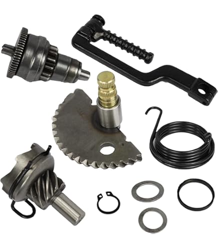 Car Aluminum Kick Start Shaft Idler Gear Assembly Set For GY6 50CC 80CC