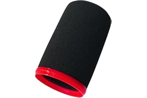 RhymKawa SM7b Foam Cover for Shuer SM7B, MV7 POP Filter RK345 Replacement, Windscreen with Colored Retaining O-Ring Identified Seat (Red)