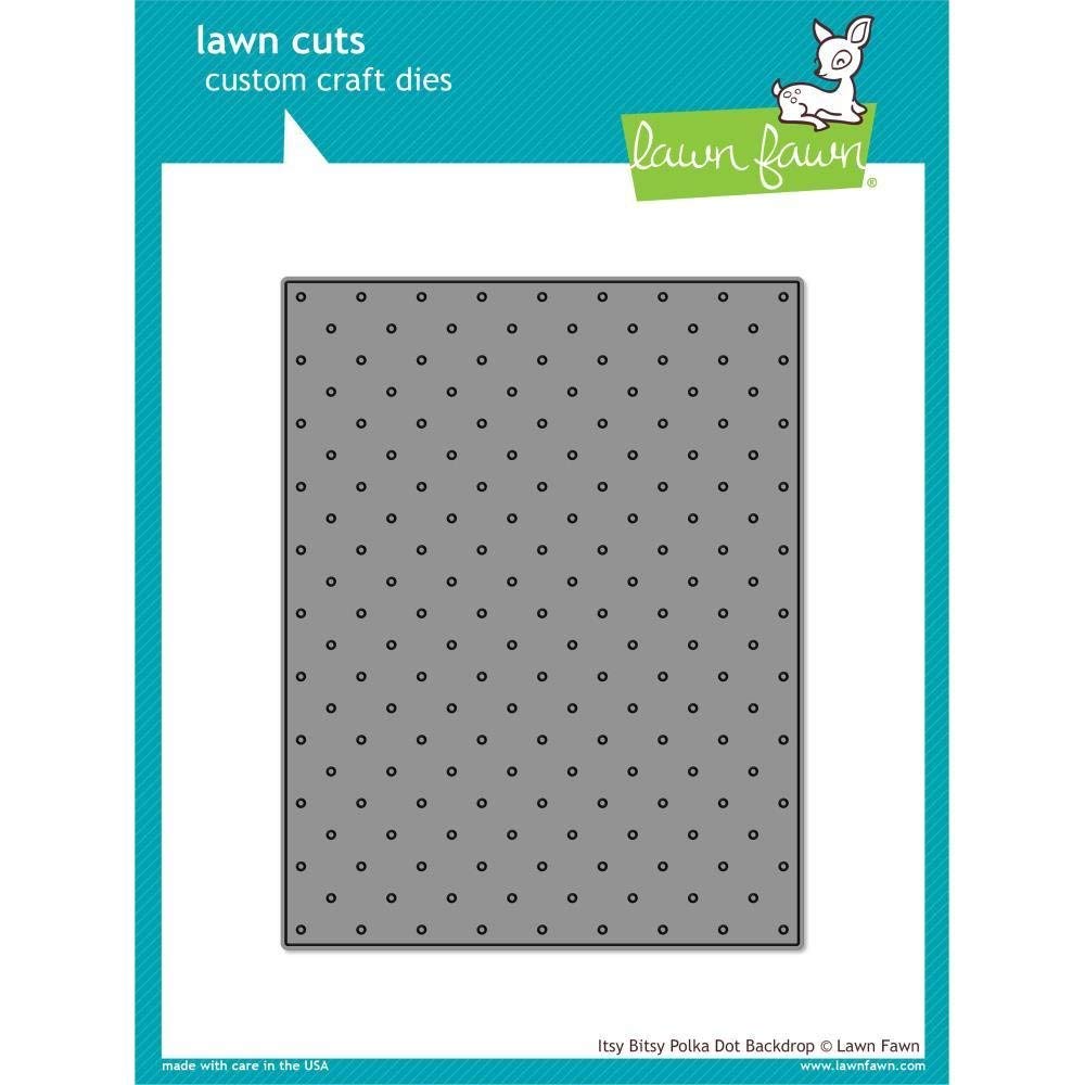 Lawn Fawn Die Itsy Bitsy Polka Dot Backdrop | Lawn Cuts Custom Craft