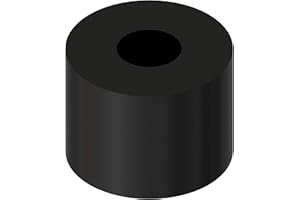 Robosource Black Nylon Spacer 3/8inches Thick, 1/2inches OD 0.194inches ID, 50 Pack for VEX Robotics