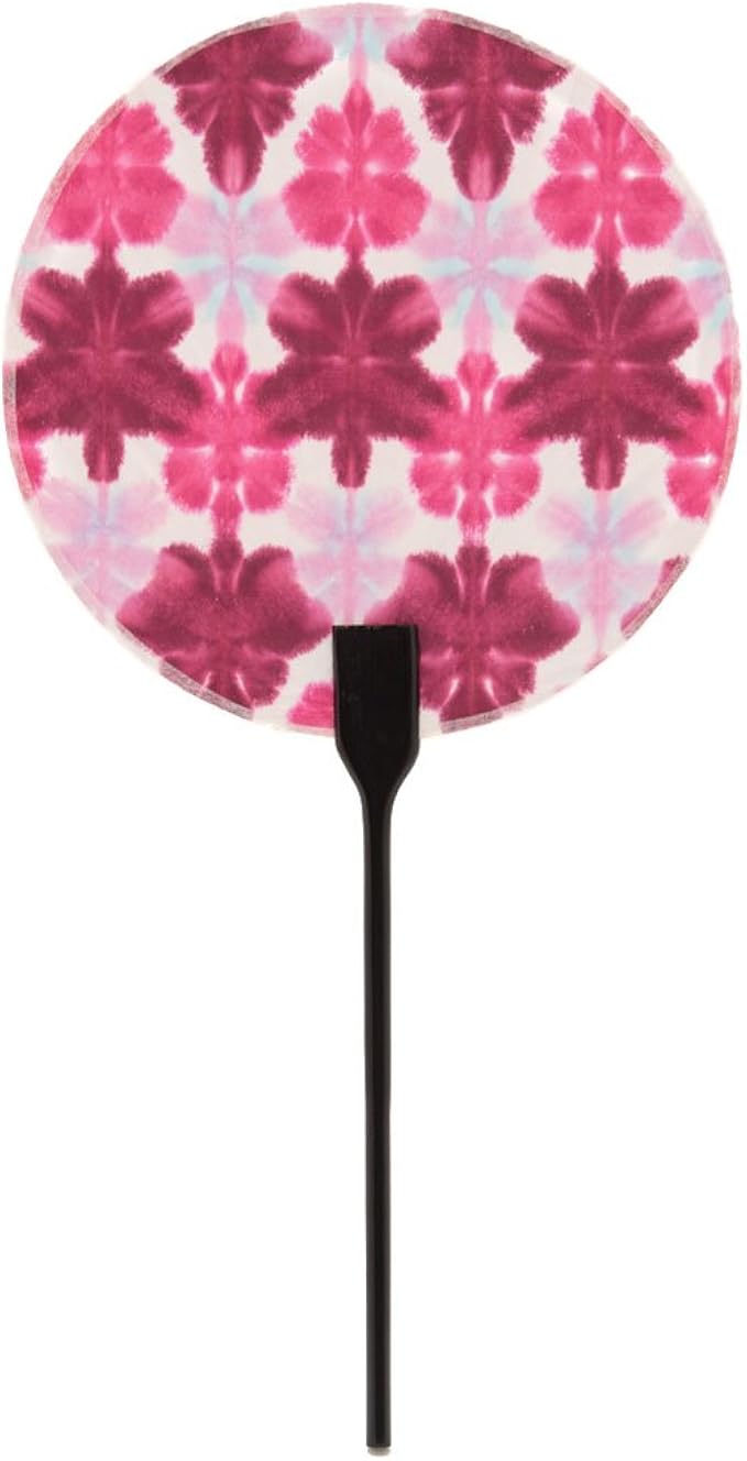 Amazon ソウビエン 団扇 うちわ 赤 レッド ピンク 白 花 雪 和紙 ぼかし 手染め 和雑貨 和装小物 浴衣 花火大会 夏祭り カジュアル 和装小物 通販