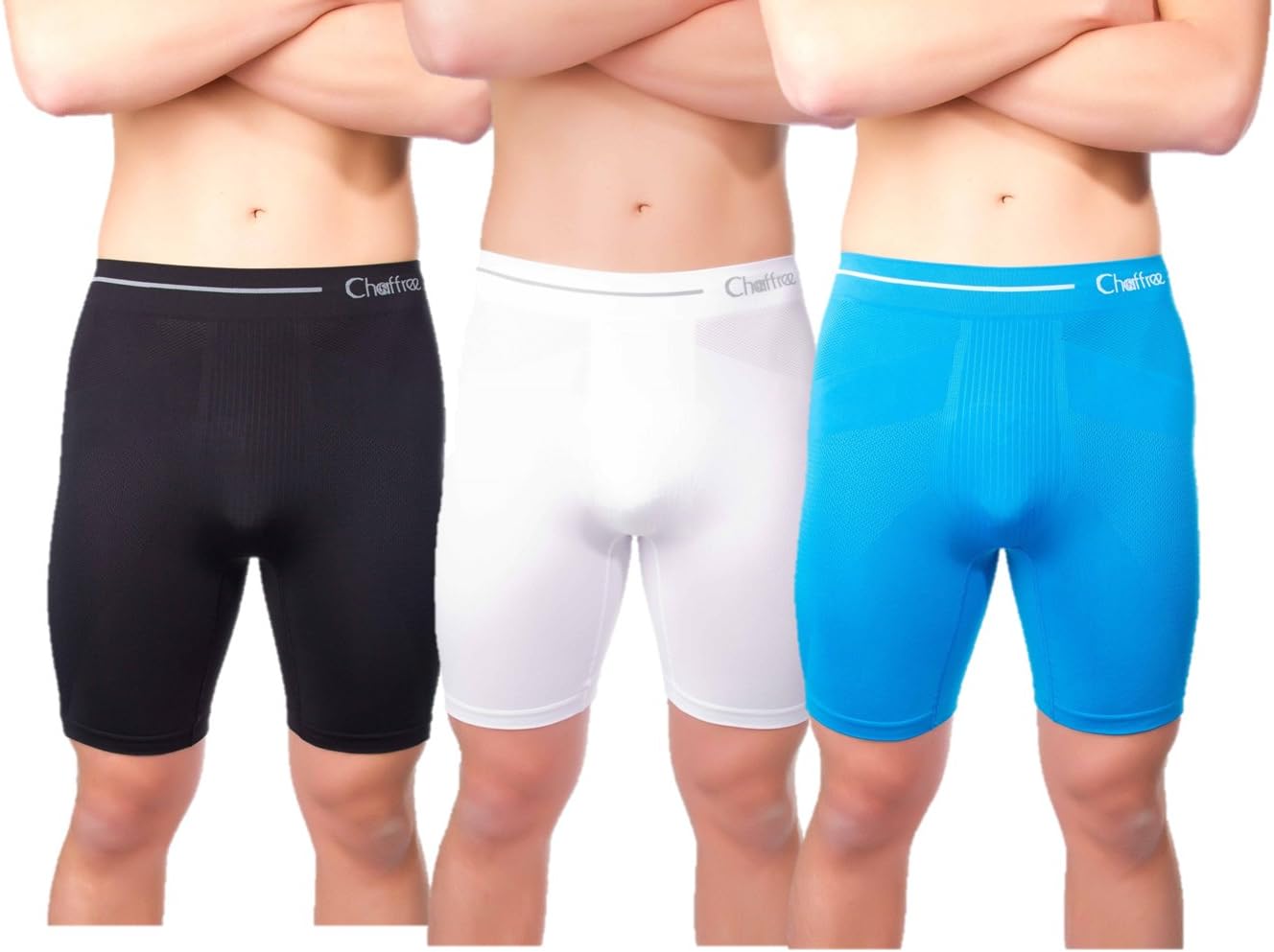 Chaffree Hombre Calzoncillos Calzones Anti fricción 3 Pack Ropa