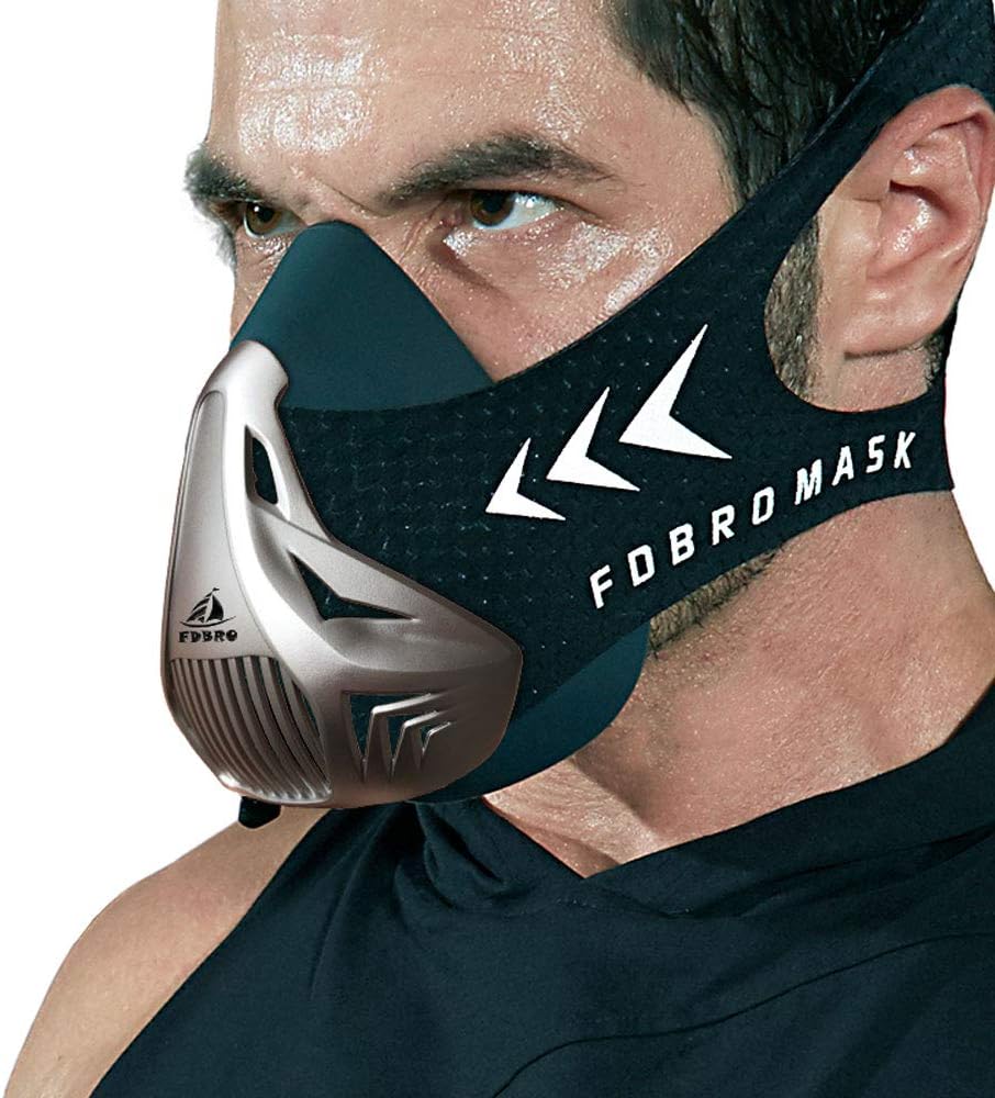 FDBRO Sports mask Fitness,Workout,Running, Resistance,Riding，Boxing，Cardio,Endurance Mask for Fitness Training Sports mask 3.0