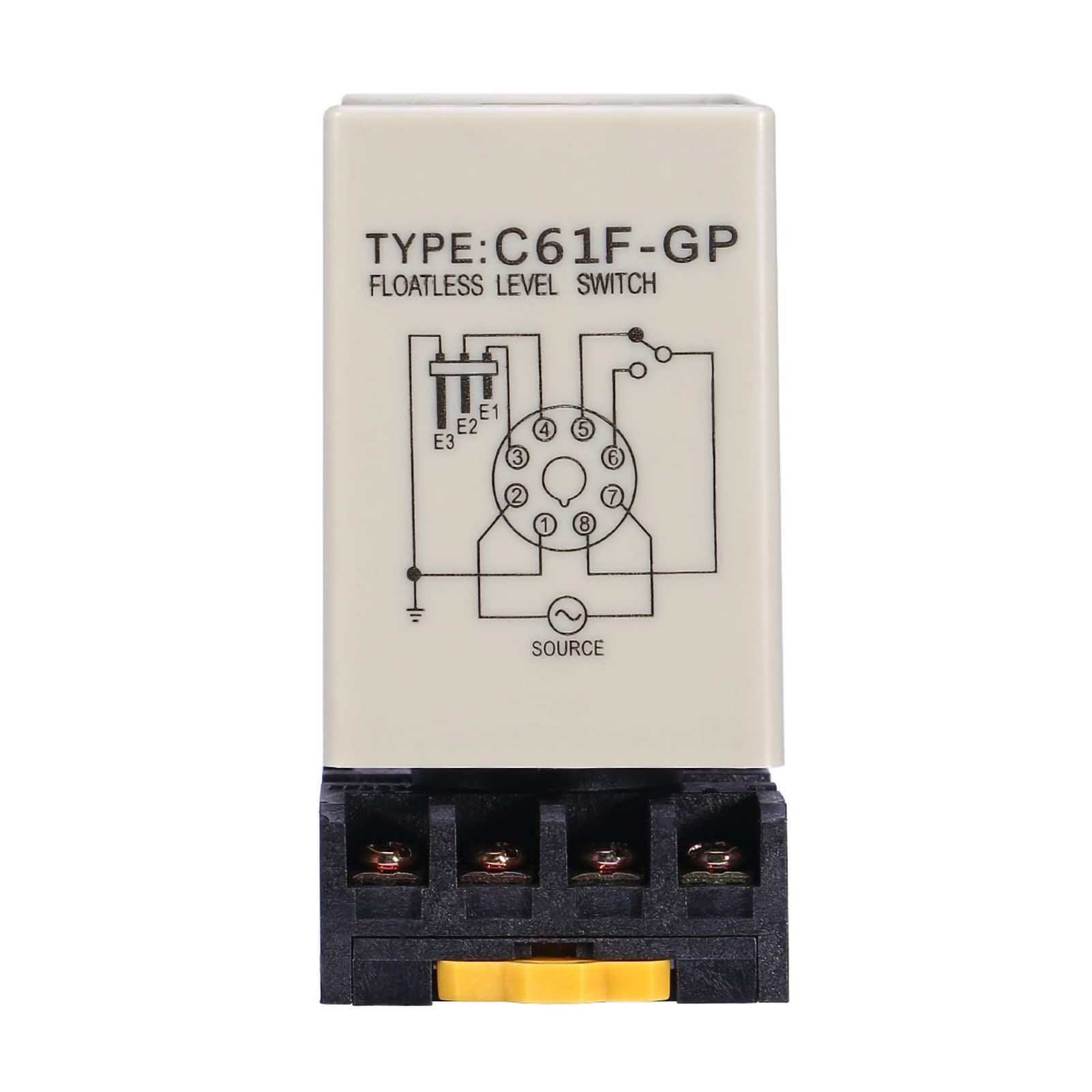 C61F-Gp Ac220V 50 and 60Hz Liquid Floatless Level Controller,Floatless Level Controller with Base,for Automatic Control Circuit for Water Industry