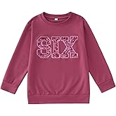 IZYJOY Birthday Girl Sweatshirt 2nd 3rd 4th 5th 6th 7th 8th 9th Birthday Shirt Kid Toddler 2-9Y B-Day Party Pullover Fall Top