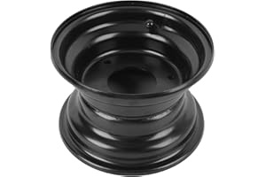 Go Kart Wheels,145/70-6 Go Kart Wheel Rim 3 Holes 6 Inch Aluminum Alloy Enhanced Traction Stylish Look for ATV Quad Dirt Bike