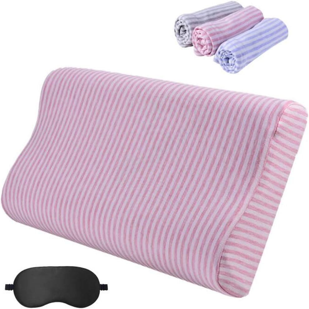 Amazon Com Contour Pillowcase For Memory Foam Neck Pillow Soft Cotton Pillowcover Zippered Pillow Protector For Neck Cervical Pillow Latex Pillow Health Personal Care