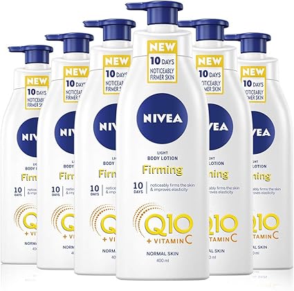 nivea light body lotion firming q10