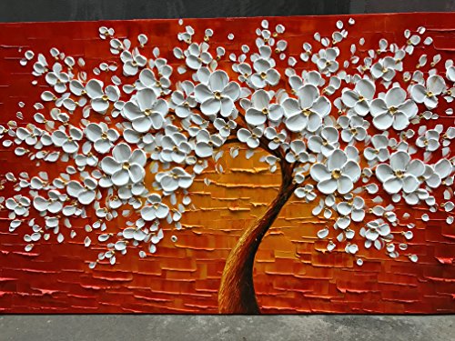 baccow - 2448 100% Hand painted 3D Paintings Abstract Artwork Landscape Oil Painting Wall Art For Living Room Bedroom