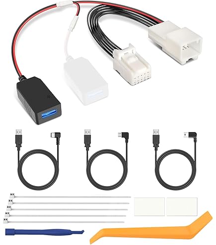 YQMAJIM Dashcam Power Adapter,(10P TypeH)Compatible with Select