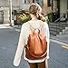 Women Backpack PU leather Purse Waterproof Anti-theft Rucksack Lightweight School Shoulder Bag
