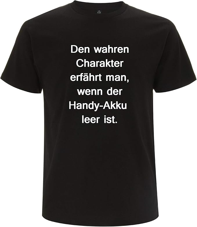 Herren TShirt mit lustigem Spruch Amazon.de Bekleidung