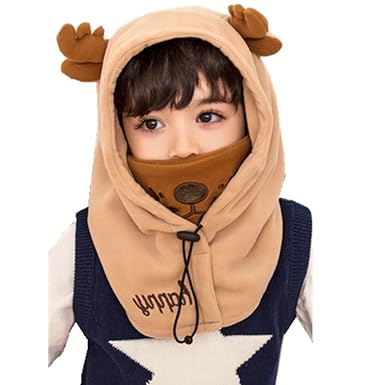 Yuanmy Bonnet Cache Cou Enfant Cagoule Bebe Garcon Fille Cache Oreilles Capuche Animaux Hiver 1 12 Ans Vetements Casquettes Bonnets Et Chapeaux Vetements Accessoires