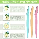 Feiyayi 21Pcs Dermaplaning Razor Set for Face Eyebrows Stainless Steel Safety view 3
