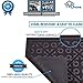 Premium Rubber Doormat By TVD Home - Low Profile Indoor & Outdoor Charcoal Gray Mat - Easily Washable & Stain Resistant - Non Skid Backing - Large 31x19 Inch Size + Bonus Guide (Gray)