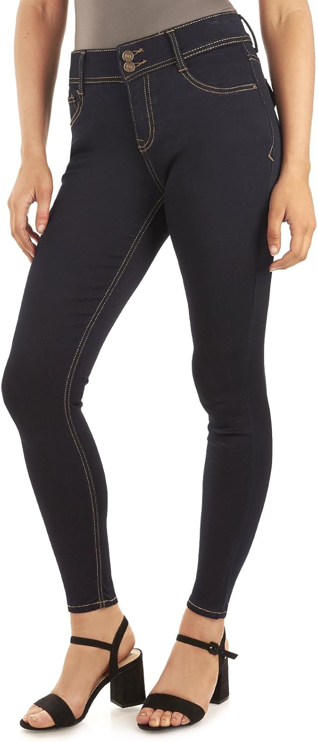 Angels Jeans Women's Curvy Skinny Jean Pants, Rinse, 16 Amazon.ca