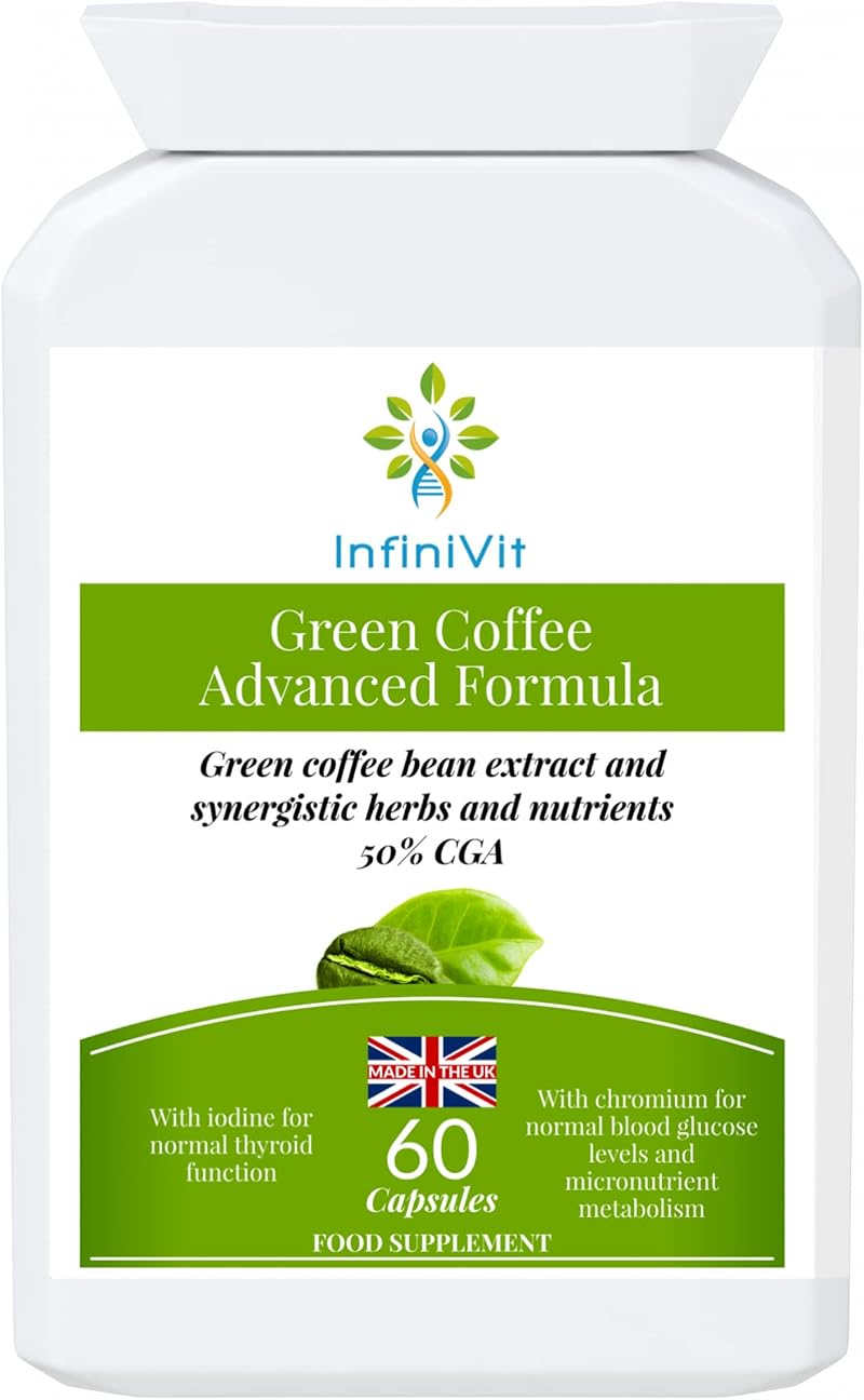 InfiniVit Green Coffee Advanced Formula 60 Capsules - Weight Loss & Energy