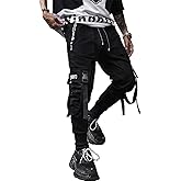XYXIONGMAO Men's Jogger Pants Techwear Hip Hop Harem Pants Streetwear Tactical Track Pants
