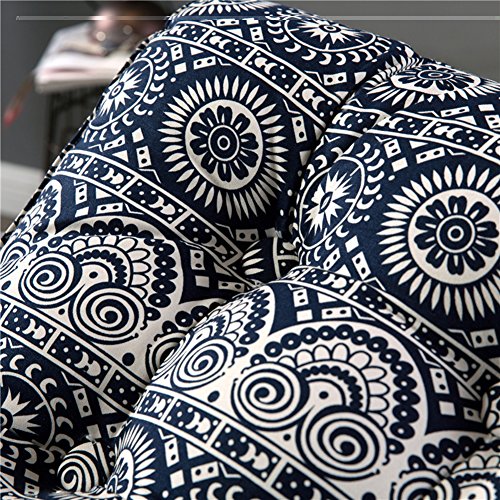 Roner Filled Triangular Wedge Pillow Positioning Support Reading Backrest Cushion Home Office Lumbar Pad for Sofa Bed Daybed Removable Washable Cover 22x24 Inches