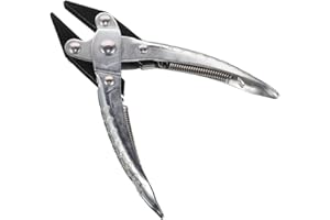 Artibetter Precision Flat Nose Parallel Jaw Pliers Spring Loaded for Jewelry Making and Repair Small Hand Tool