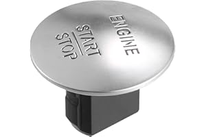 X AUTOHAUX Car Engine Push Start Stop Button Cover for Mercedes-Benz C Class ML GL R CL550 ML350 GLK350 2215450714 (only fit 