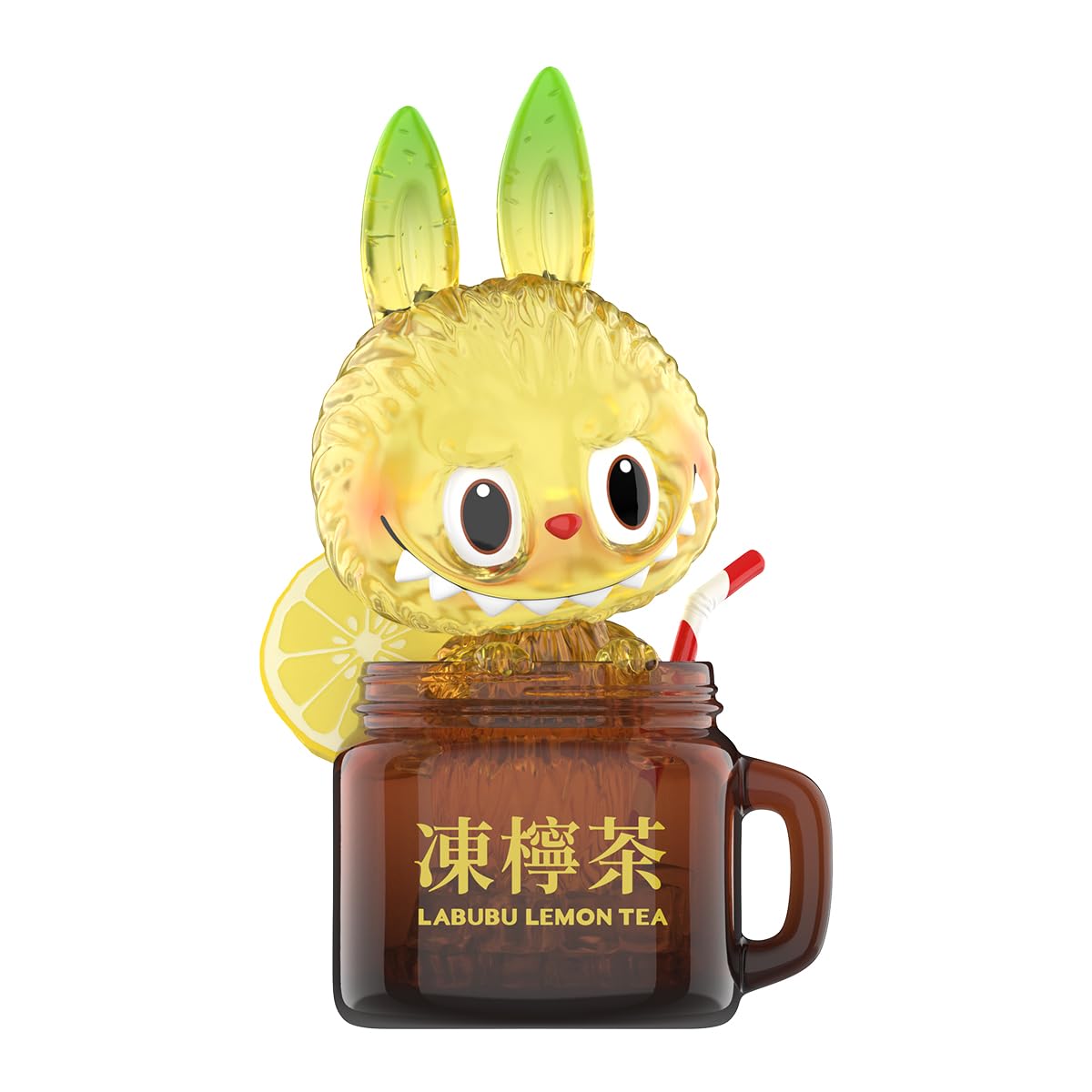 POP MART LABUBU Lemon Tea Figure 1Box Premium Design Gifts for Women Fan-Favorite Collectible Chic Art Toy Figure