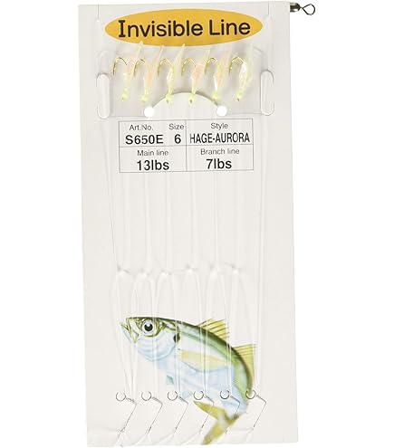 7-Size Combo Sabiki Bait Rig Set - 6 Hooks Each, Sizes 2 To 14, Saltwater Fishing 7 thumbnail image