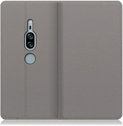 Amazon Co Jp Loof Skin Slim Xperia Xz2 Premium So 04k Sov38 ケース 手帳型 カバー 極薄 ベルト無し カード収納 カードポケット 薄い 軽い スタンド機能 手帳型ケース スマホケース シンプル 手帳型カバー グレー 家電 カメラ