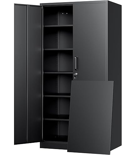 TW garage様 Amazon.com: Yizosh Metal Garage Storage Cabinet with Locking