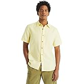 Nautica Mens Nautica Sustainably Crafted Linen Short-Sleeve Shirt