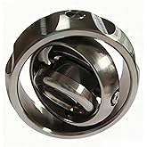 YKAIFZON MagLev Fidget Spinner for Adults, CNC Stainless Steel Gyroscope with Ceramic Bearing, Ultra-Quiet Dual-Mode Handheld