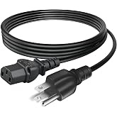 AC Charging Cable Cord for Pecron F3000LFP F3000 LFP Portable Power Station | For Pecron F3000LFP F3000 LFP Portable Power Station 3072Wh with 3600W Solar Generator AC Charger Cable Power Cord