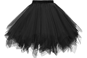 Dressever Vintage 1950s Short Tulle Petticoat Ballet Bubble Tutu