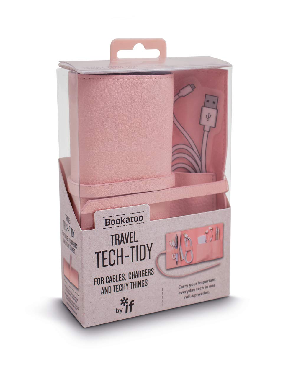 IF Bookaroo Travel Tech-Tidy - Pink,16 cm