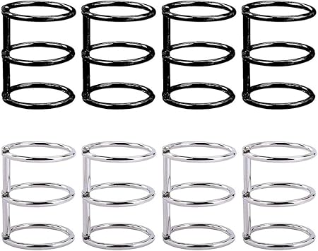 Binder Ringe 8 Stucke Metall 3 Locher Ring Blattbinder Metall Buch Loseblattbinder Fur Papiersortierung Notizbucher Fotoalbum Diy Bucher Schwarz Und Silber Amazon De Burobedarf Schreibwaren