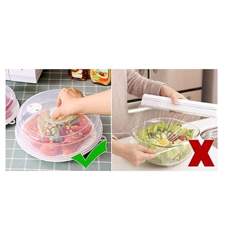 Bodbii Tapa antisalpicaduras para microondas con Rejilla de ...