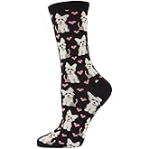 MeMoi Puppy Love Rayan Blend Crew Socks