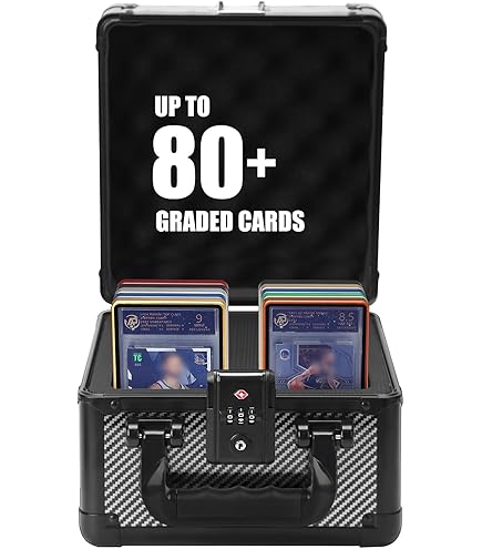 Amazon.com: FunGuys Modern Graded Card Storage Box, Black Aluminum, Holds  43 Slabs, Sports & Pokemon Cards, PSA, BGS, SGC, 11 x 7 x 4.7 Inches : Toys  & Games